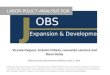 Labor Policy Analysis for Jobs Expansion and Development