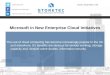Microsoft in new enterprise cloud initiatives