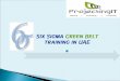 Six Sigma Green belt training in UAE