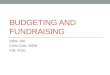 Budgeting and fundraising