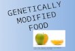 Genetically modified foods bio