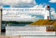 Rightscaling stewardship - Atlantic Canadian Resources in Perspective