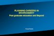 Planning careers in environment_Presentation at NITK