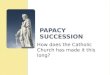 Papacy succession