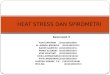 Heat stress dan spirometri