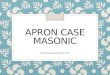 Best Apron case masonic