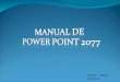 Manual de PowerPoint 2007