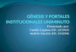Génesis y Portales Institucionales UNIMINUTO