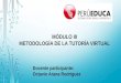 Metodologia de tutorias virtuales