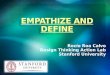 EMPATHIZE AND DEFINE MAP ASSIGNMENT