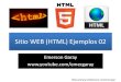 Sitio web (html) ejemplos 02