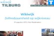 Zelfredzaamheid met Wikiwijk (workshop mini-conf. zorgtechnologie op 19/8/13)