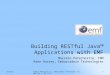 Building RESTful Java Applications with EMF