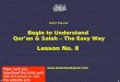 Lesson No.8 Surah Ikhlas