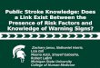 Public Stroke Knowledge: Does a Link Exist Between the Presence of Risk Factors and Knowledge of Warning Signs?
