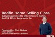 Redfin Sacramento Home Selling Class
