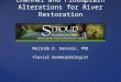 Channel and Floodplain Alterations for River Restoration by Melinda Daniels, Ph.D., Associate Research Scientist, Stroud Water Research Center