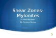 shear zone-mylonites