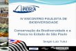 IV EPBio - Conservação da Biodiversidade e a Pesca no Estado de São Paulo