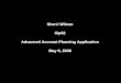 Advanced Account Planning Application