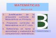 I Competencias curriculares Matemáticas Primaria