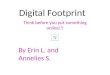 Tech digital footprint powerpoint