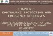 COUNTERMEASURES AGAINST NATURAL DISASTERS BASED ON HUMAN DIVERSITY