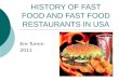 History of fast food in usa