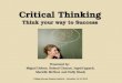 Critical Thinking: Think your way to Success