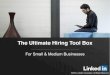 The Ultimate Hiring Tool Box for SMBs | Webcast