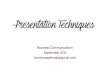 Presentation A-Z - Business Communication Sept2014