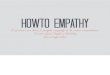 HOWTO Empathy
