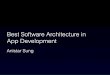 MOPCON 2014 - Best software architecture in app development
