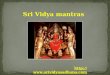 Sri vidhya mantra