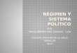 Régimen y sistema político