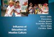 Influence of education on mestizo culture