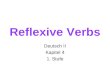 Dii K4 St1 Reflexive Verbs
