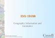 ISO 19100 - Geographic Information and Geomatics