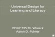 UDL and Literacy