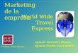 World travell express plan de marketing