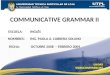 Communicative Grammar  II