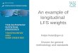 K. Rutar - An example of longitudinal LFS weights