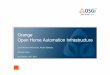 Open home automation infrastructure