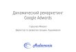 Динамический ремаркетинг Google Adwords