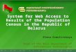 Population Census Web Access System