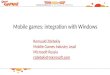 Microsoft: Мобильные игры под Windows – интеграция с возможностями системы