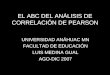 ABC de la Correlación Bivariada de Pearson