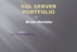 Sql Server Portfolio