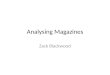 Analysing magazines