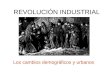Revolución Industrial: cambios demográficos y urbanos